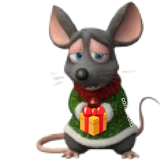 🎄Ratita triste tímida Navidad🎄