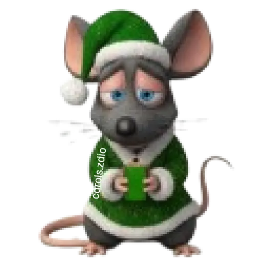 🎄Ratita triste tímida Navidad🎄
