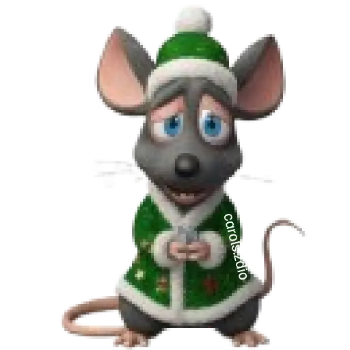🎄Ratita triste tímida Navidad🎄