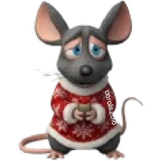 🎄Ratita triste tímida Navidad🎄