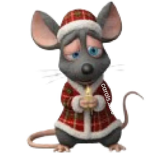 🎄Ratita triste tímida Navidad🎄