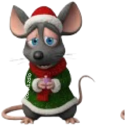 🎄Ratita triste tímida Navidad🎄