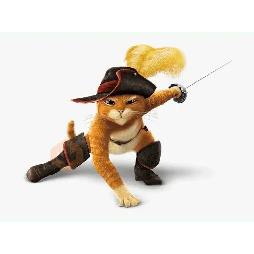 Gato de botas sticker 13