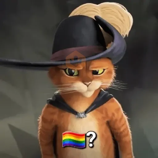 Gato de botas sticker 11