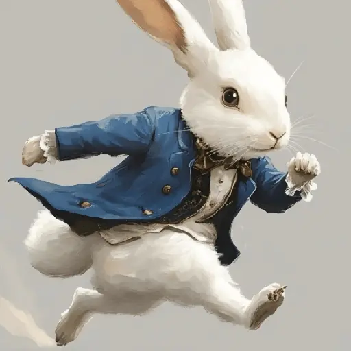 ⏱️🐰 Conejo con reloj 🐰⏱️