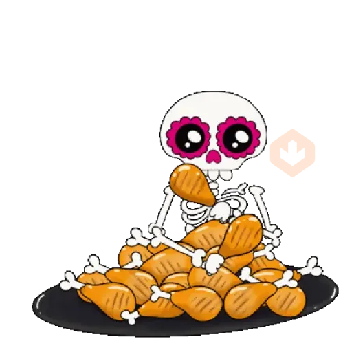 Día de muertos💀🏵️anim sticker 22