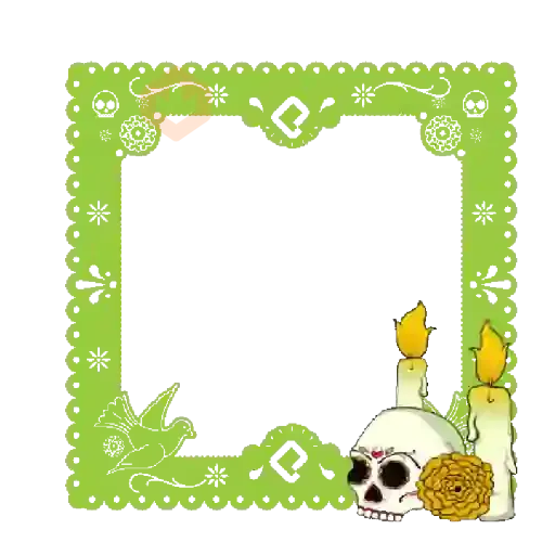 Día de muertos💀🏵️anim sticker 15