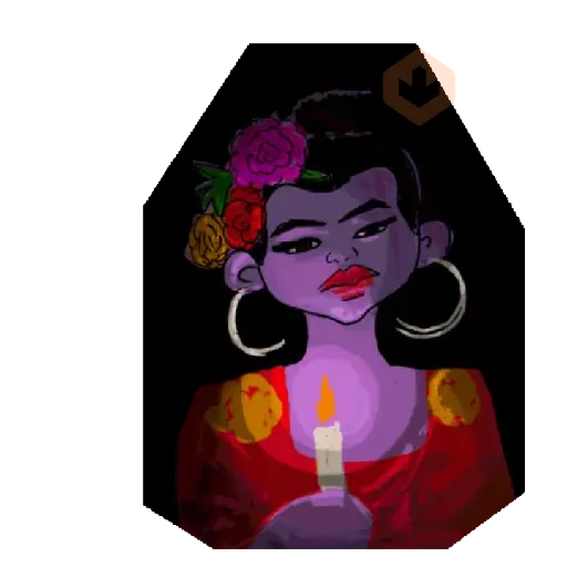 Día de muertos💀🏵️anim sticker 26