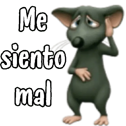 Rata triste 😔 Rata tímida 🐀🥹