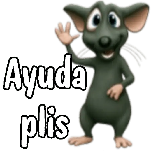 Rata triste 😔 Rata tímida 🐀🥹