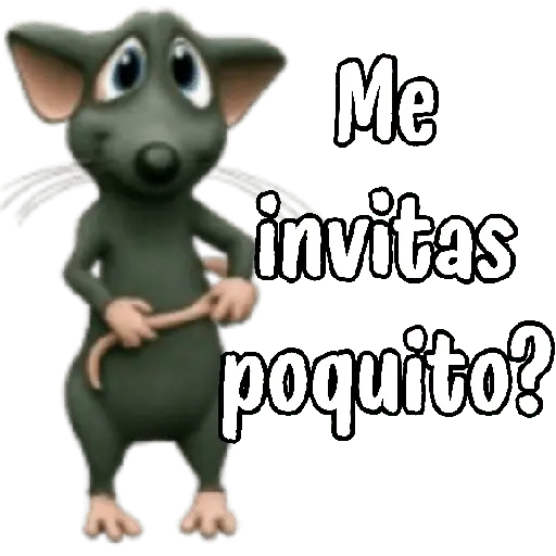 Rata triste 😔 Rata tímida 🐀🥹