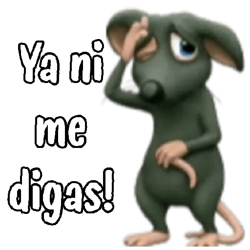Rata triste 😔 Rata tímida 🐀🥹