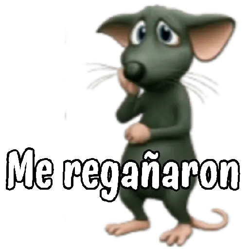 Rata triste 😔 Rata tímida 🐀🥹
