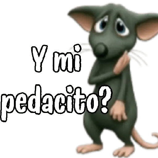 Rata triste 😔 Rata tímida 🐀🥹