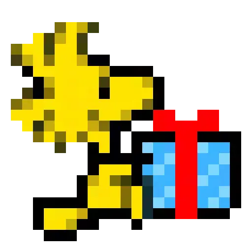 navidad pixel Snoopy 