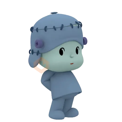 Pocoyó Halloween 🩶🎃 sticker 13
