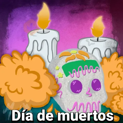 Día de muertos Emojis 💀🌻❤️ sticker 28