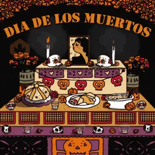 Día de muertos Emojis 💀🌻❤️ sticker 26