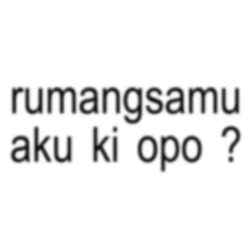 Kata Kata Anomali Jawa #3