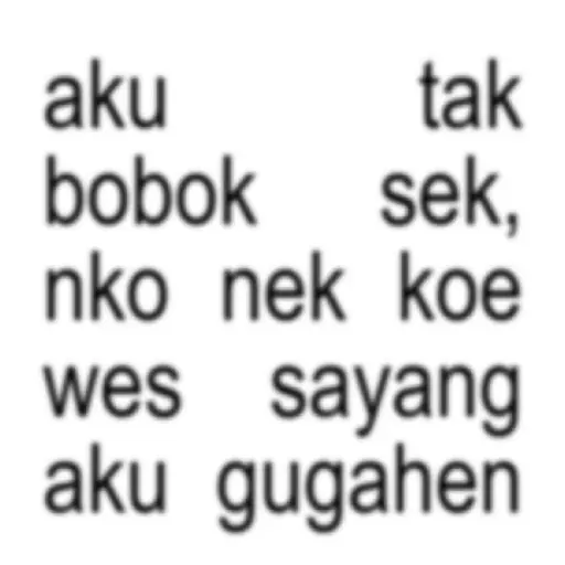 Kata Kata Anomali Jawa #3