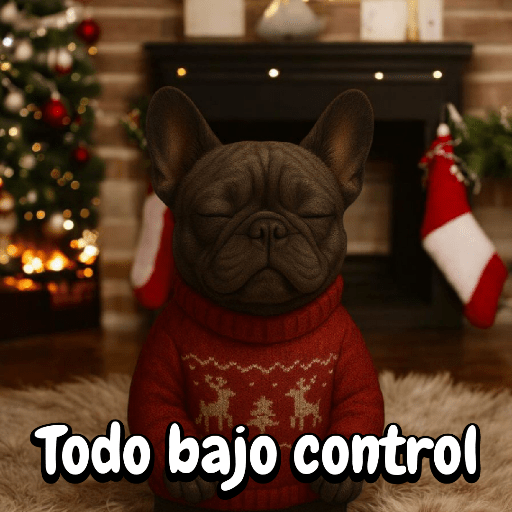 Navidad Bulldog templates🐾🎄✨ preview