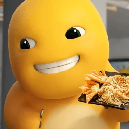 nailong dino kuning makanan 🤤
