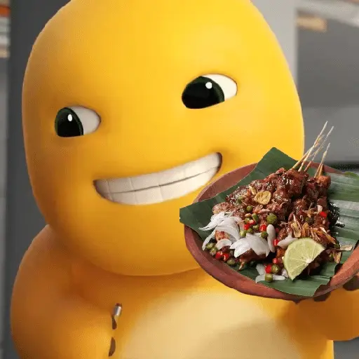 nailong dino kuning makanan 🤤