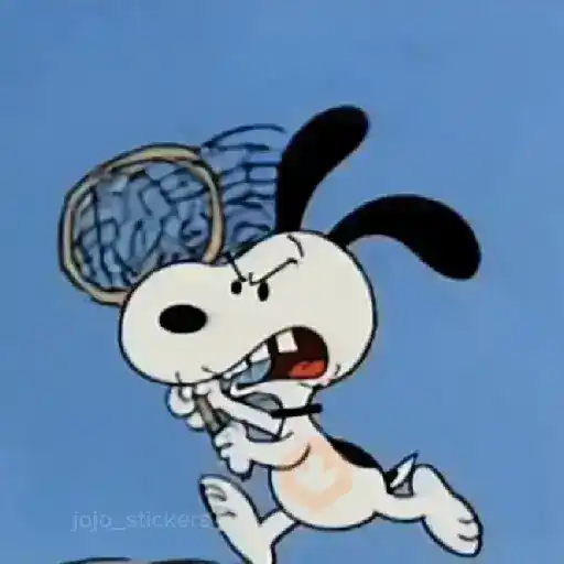🐾Snoopy enojado 😡 5 🦴 sticker 18
