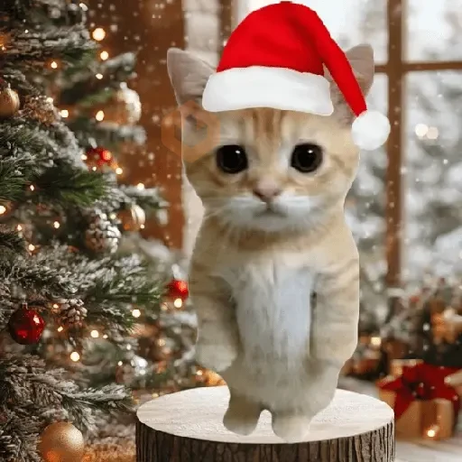 🎄🎅🏻 Navidad cat 🐈🎄 sticker 15