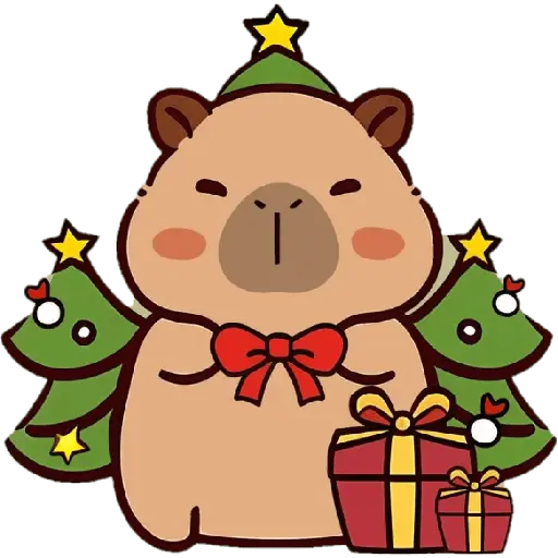 Navidad Capibara 🎄🎊🎄
