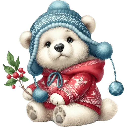 Navidad Cute Bear 🎄✨🐻