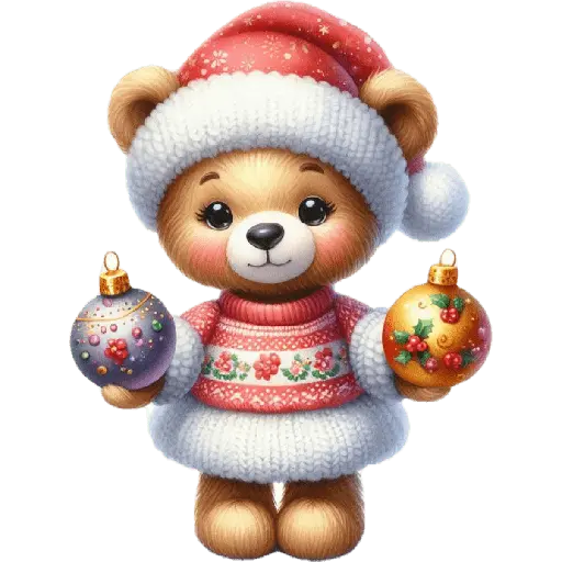 Navidad Cute Bear 🎄✨🐻