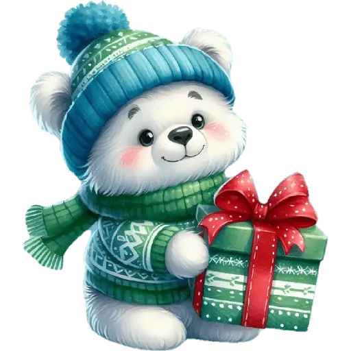 Navidad Cute Bear 🎄✨🐻
