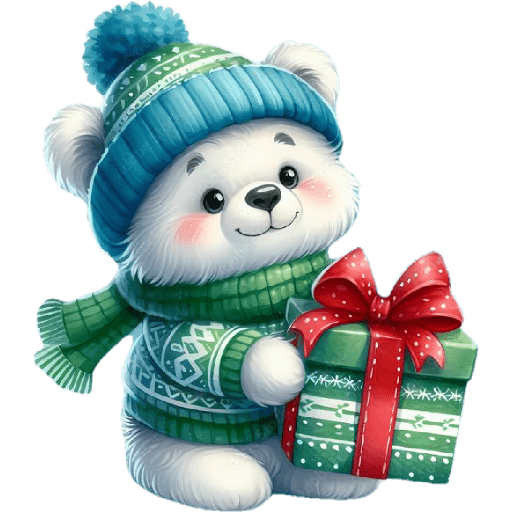 Navidad Cute Bear 🎄✨🐻 preview