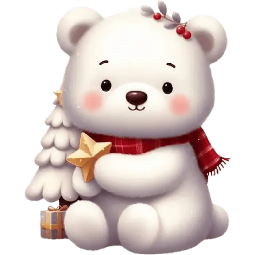 Navidad Cute Bear 🎄✨🐻