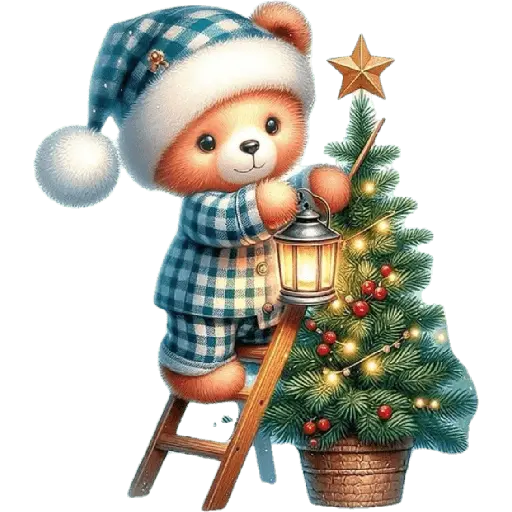 Navidad Cute Bear 🎄✨🐻