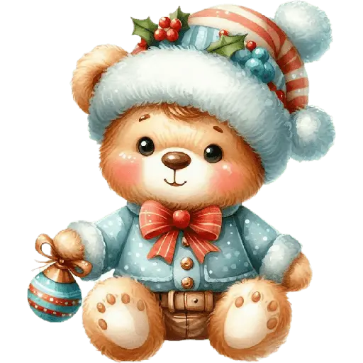 Navidad Cute Bear 🎄✨🐻