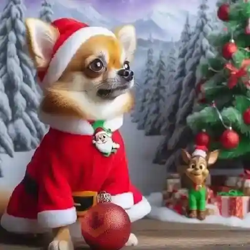 Navidad Chihuahua 🐾🎄✨ sticker 18