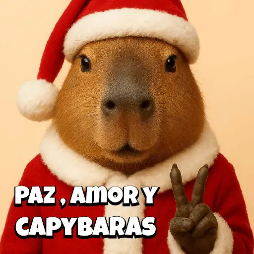 Navidad Capybara 🎄✨
