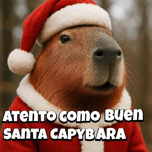 Navidad Capybara 🎄✨