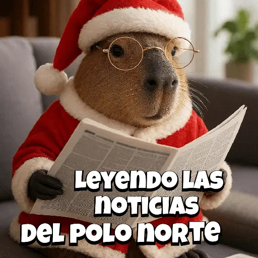 Navidad Capybara 🎄✨