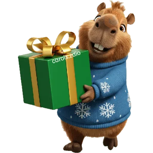 🦫🎄🎁Capibara Navidad 🎁🎄🦫 sticker 18