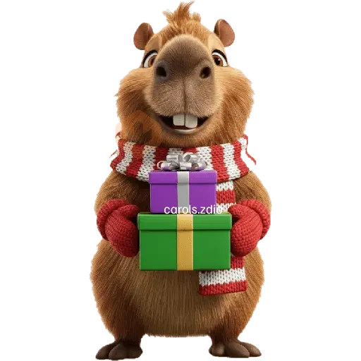 🦫🎄🎁Capibara Navidad 🎁🎄🦫 sticker 14