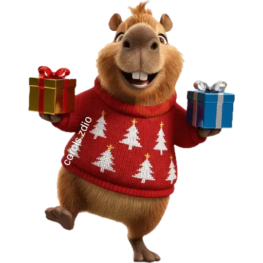 🦫🎄🎁Capibara Navidad 🎁🎄🦫 sticker 15