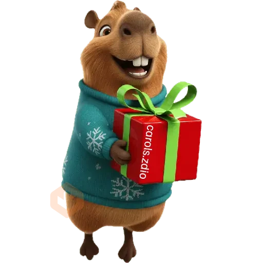 🦫🎄🎁Capibara Navidad 🎁🎄🦫 sticker 12