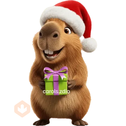 🦫🎄🎁Capibara Navidad 🎁🎄🦫 sticker 16