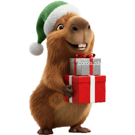 🦫🎄🎁Capibara Navidad 🎁🎄🦫 sticker 20