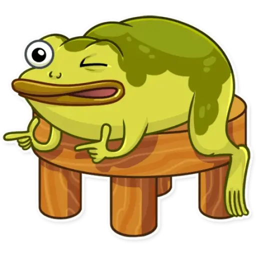 George the funny frog