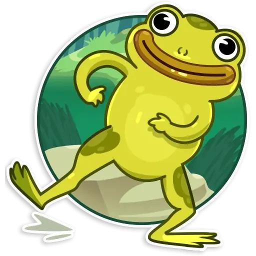 George the funny frog