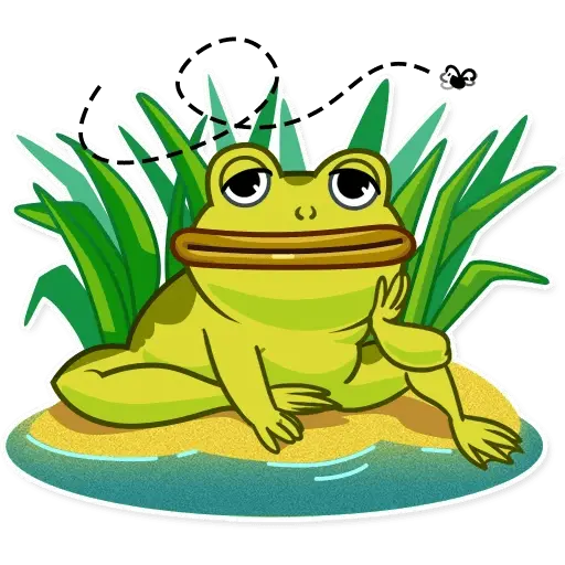 George the funny frog
